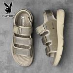 Пляжные сандалии мужские Playboy, хаки - фото 11