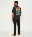 Футболка в стиле транс Oversize fit All Saints, черный - фото 2