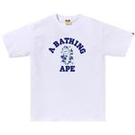 Футболка BAPE Palm Tree Camo College Tee, White/Blue - фото