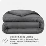 Альтернативная пододеяльник Bare Home Down, белый - фото 5