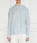 Льняная рубашка elvory Slim fit Hugo, синий - фото