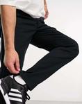Черные зауженные брюки чинос ASOS - фото 2