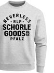 Neverless Свитшот 'Schorle' в сером цвете - фото 6