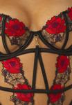 Боди CAGED ROSE NON PADDED Ann Summers, черный - фото 3