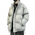 Пуховик Unisex X1617, camel puffer jacket - фото