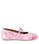 Бархатные балетки с аппликацией PèPè, Fragola - фото 3