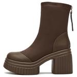 Черные женские ботильоны DAPHNE, хаки - фото 7