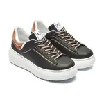 Кожаные кроссовки Armani Exchange, черный - фото 2