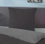 Двустороннее постельное белье Linon UNI, размер 135x200/80x80 см, титан Biberna - фото 7