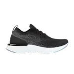 Кроссовки Nike Epic React Flyknit GS 'Dark Grey', черный - фото