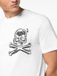 Футболка с изображением черепа и костей Philipp Plein, белый - фото 5