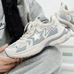 Кроссовки мужские толстые низкие серый Binary - фото 12