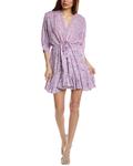Платье Walker & Wade Paloma Mini, фиолетовый - фото