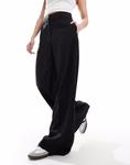 Широкие брюки черного цвета Asos Design - фото 3