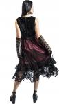 Платье средней длины Gothicana by EMP, черный/красный - фото 5