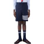 Шорты с 4 полосками THOM BROWNE, синий - фото 4