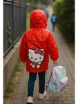 Hello Kitty Красный дождевик для девочек - фото 6