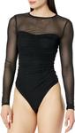 GUESS женский лонгслив Brianne Bodysuit, Jet Black - фото 3