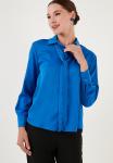 Блузка на пуговицах REGULAR FIT LELA, синий - фото 3