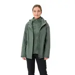 Куртка VAUDE Rosemoor II 3in1, зеленый - фото