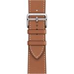 HERMES Часы Strap Apple Compatibility Cowhide Leather Material, Elephant Gray - фото 2