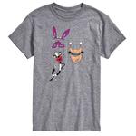 Футболка с рисунком Big & Tall Aaaahh Real Monsters License, серый - фото