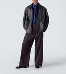 Кожаная куртка Lemaire, Asphalt - фото 2