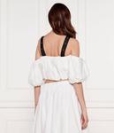 Футболка Рауль Cropped fit Pinko, белый - фото 3