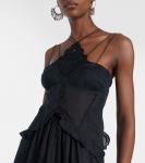 Макси-платье Lindy с кружевной отделкой Isabel Marant, черный - фото 4