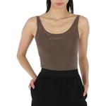 Женское боди Burberry, цвет Brown - фото 3