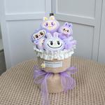 Букет мультяшная необычная кукла HOUDASHI, фиолетовый - фото 7