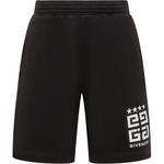 Шорты с принтом логотипа Givenchy, черный - фото 3