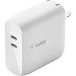 Зарядное устройство Belkin BOOST CHARGE Dual USB Type-C PD GaN 68W Wall WCH003DQWH - фото 4