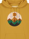 Толстовка wat? Apparel Sweatshirt Geometric Landscape 2, цвет Ochre - фото 3