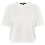 Свитер Vero Moda Silje 2/4 Oversize short sleeve, белый - фото 3