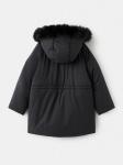 Пальто MANGO KIDS Vega, черный - фото 2