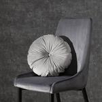 Подушка Dekoria Velvet, 37x8x37 см, серый - фото 2