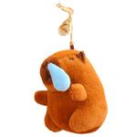 Брелок капибара плюшевый кукла подвеска 13 см Happy Fish - фото 2
