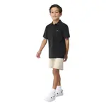 Детская нарядная рубашка-поло Lacoste с коротким рукавом Lacoste kids, черный - фото 6