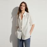 ELLE Рубашка Women's White Lapel Moderate - фото 4