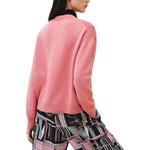 Кашемировый свитер женский гранатовый камень пудра Hermes - фото