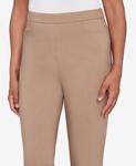 Укороченные брюки Vienna Smooth Front Easy fit Alfred Dunner, Mocha Heather - фото 4