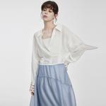 Рубашка женская Lapel Moderate ELLE, белый - фото 5