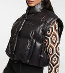 Укороченный пуховик Re-Nylon Prada, Nero - фото 6