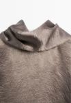 Блуза Massimo Dutti FLOWING WITH TIE DETAIL , Grey - фото 9