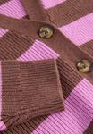 Кардиган Next BOXY , Brown Purple Stripe/Brown - фото 3