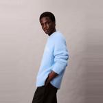 Мужской свитер Calvin Klein, бирюзовый - фото 10