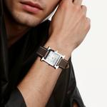 HERMES Часы Wrist Watch Quartz Movement Leather Strap 25mm White Dial Unisex, White Dial - фото 4