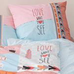 Постельное белье в стиле бохо с ловцом снов Mtonlinehandel, синий - фото 3