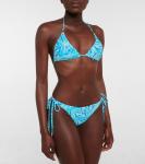 Плавки бикини с принтом Канкуна Melissa Odabash, Blue Leaf - фото 2